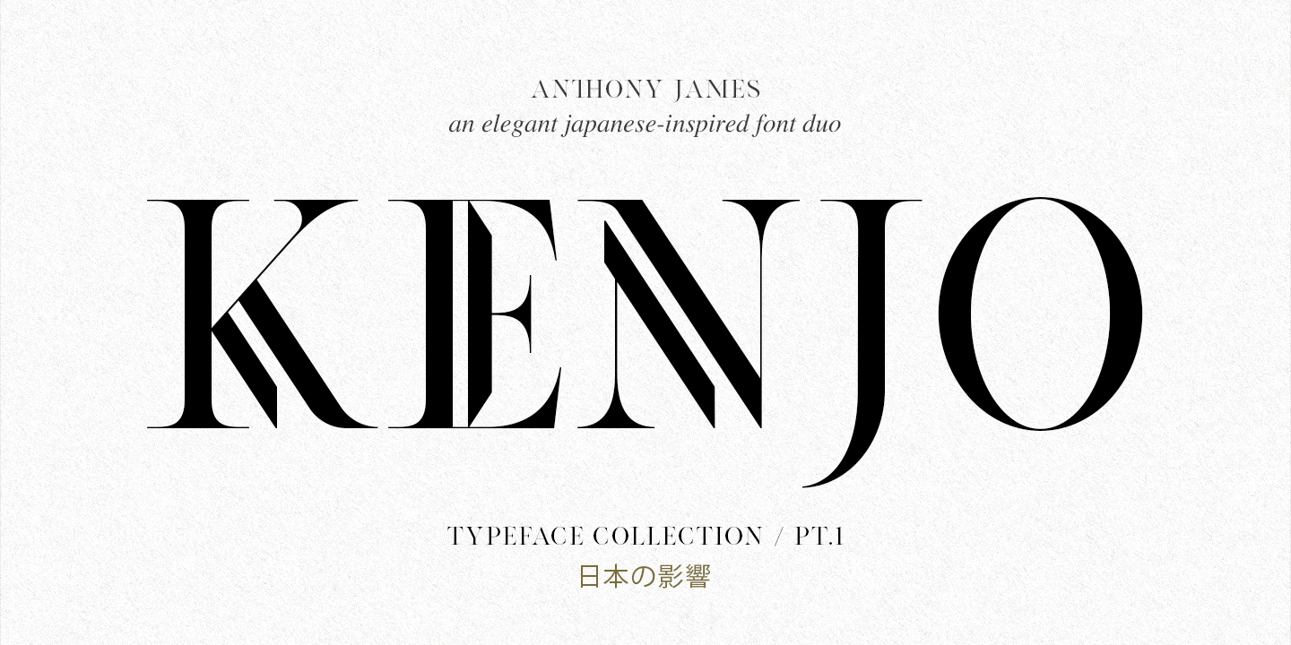 Kenjo I Font preview